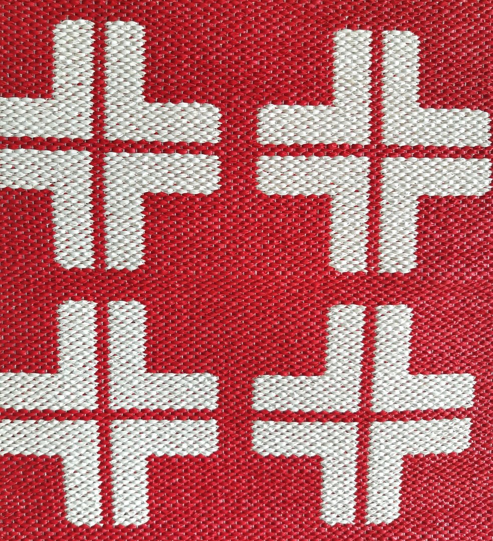 Pappelina, Odd & rare, TEST, nro: 140 Koko: 70x95, red