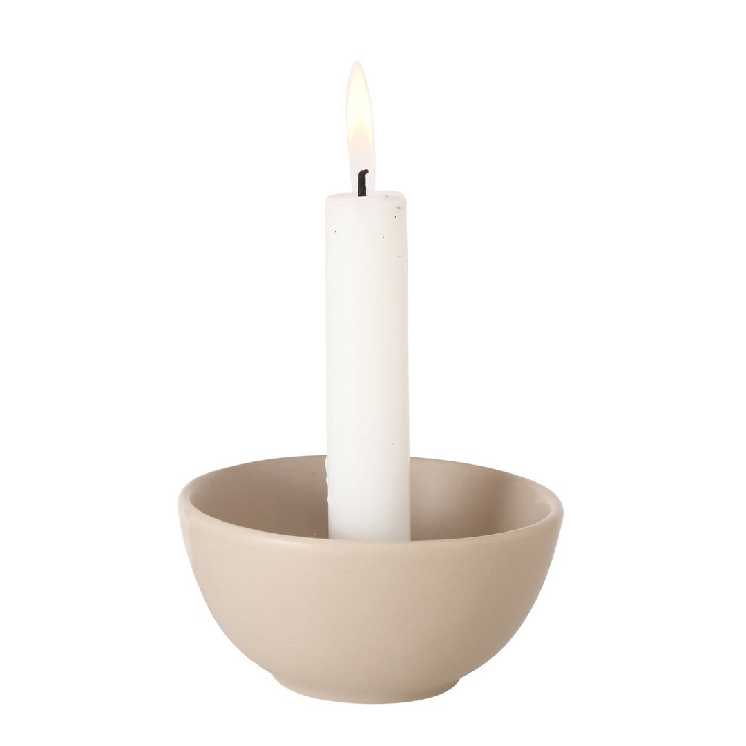 Kynttilänjalka Franyo, beige